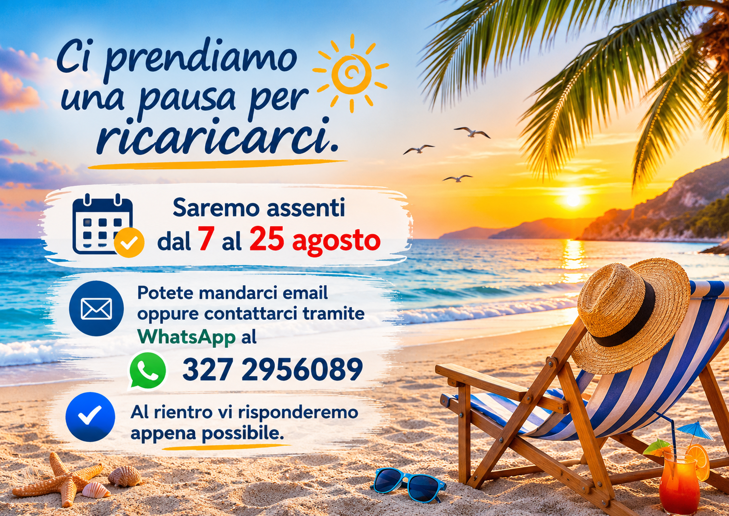 VACANZE ESTIVE 2026